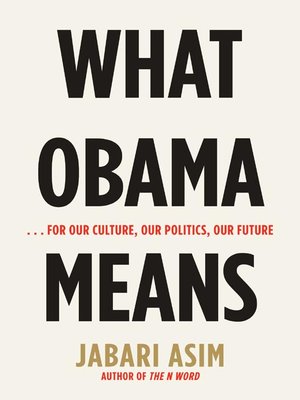 cover image of What Obama Means